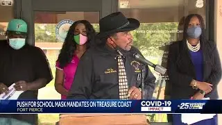 Ft. Pierce Press Conference on Masks
