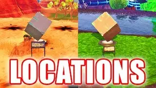 Visit Cube Memorials In The Desert And By A Lake - Locations - Fortnite Worlds Collide Challenge