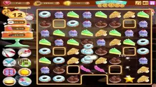 Dessert Dream Level 52 -  Walkthrough - 3 Stars - No Booster