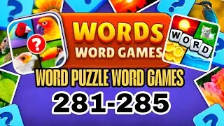 WORD PUZZLE WORD GAMES  PICS Word Games  level 281 282 283 284 285