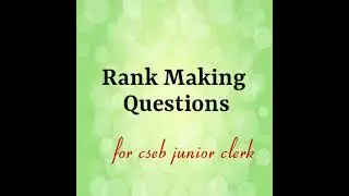 Rank Making Questions