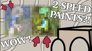 Two speed paints in one! New art style VS old || Speed paints!