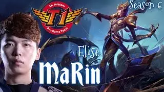 SKT T1 MaRin ELISE Jungle vs Lee Sin - Patch 5.23 KR | League of Legends