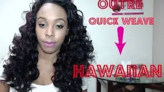 Outre Synthetic Half Wig Quick Weave - HAWAIIAN (futura) --/WIGTYPES.COM REVIEW