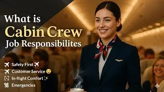 Cabin Crew Job Responsibilities || How To Work Cabin Crew In Airlines || Cabin Crew Job Interview