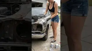 Restoration of an Abandoned Nissan Skyline 2000gt Back to Factory Perfection ASMR #ytshorts