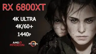 A Plague Tale: Requiem RX 6800 XT - 4K Ultra - 60 fps - 1440P