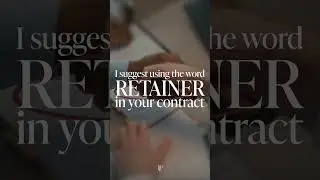 🤔 RETAINER vs DEPOSIT - Photo Contracts 🤔