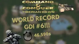 WORLD RECORD Speedrun C&C Tib Dawn GDI Mission 6 - 46.590s