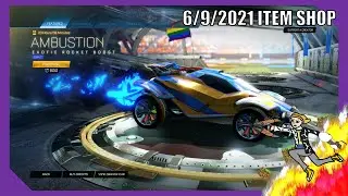 *Exotic* Cobalt Ambustion Rocket Boost! | Rocket League Item Shop (9/6/2021)
