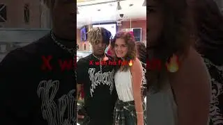 Xxxtentacion with his fans #hiphop #legend #hope #rapper 🖤
