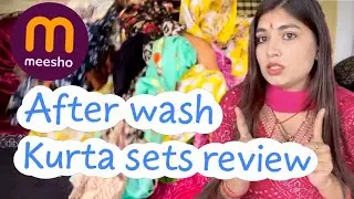 Top suit Sets from meesho||After wash review||Honest review||Meesho haul#meesho #meeshohaul 