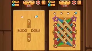Screw Puzzle: Wood Nut & Bolt - Level 15