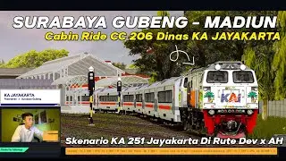 Dinas Skenario KA 251 JAYAKARTA (Surabaya Gubeng - Madiun) | Trainz Simulator Android Indonesia