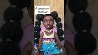 the magic if Healthy Roots Dolls curlfriends is that you can style their hair however you want