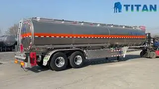 2025 New 2 Axle Aluminum Tanker Semi Trailer Best Price