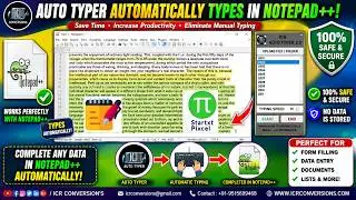 Auto Typer Software For Notepad Plus WRT | .WRT Auto Typer Software | Notepad Plus WRT Auto Typer |