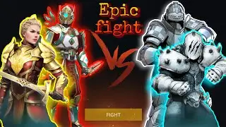 Shadow fight 3 vs Shadow fight Arena - Ironclad boss fight (Marcus plane vs story chapter 1)