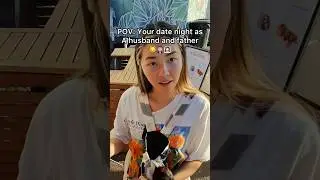 My wife is so indecisive about food 😆🐱#pov #cat #datenight #shorts