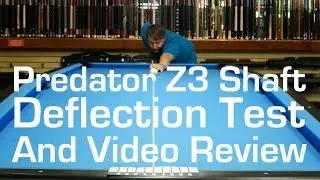 Predator Z 3 Deflection Test - Video Review by Select Billiards