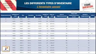 L'inventaire