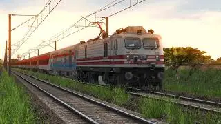 WAP5 V7 WITH RELAXING LHB TRACK SOUND V4.1 WITH CLEAR WAP5 MOTOR SOUNDS FEELS LIKE REAL IN MSTS