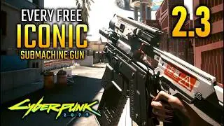 10 БЕСПЛАТНЫХ культовых пистолетов-пулеметов в Cyberpunk 2077 2.31
