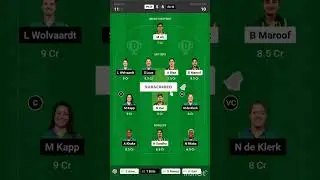 PK-W VS SA-W T20 MATCH TODAY DREAM TEAM @DREAM4WIN