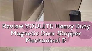 Review YOULITE Heavy Duty Magnetic Door Stopper Mechanical Door Stop Adjustable Door Holder Non-pun
