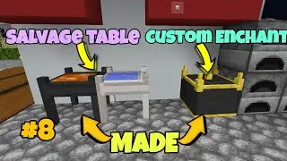 Spacefactory #8 | Minecraft Survival MCPE modpack | Making Custom Enchantment Table #minecraft #yt