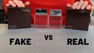 Fake vs Real Calvin Klein Euphoria Men Perfume 100 ml