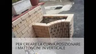 FAI DA TE - DIY - FIORIERA IN MURATURA DI MATTONCINI