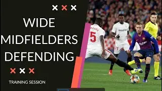 Soccer TACTICS - The Role of the Wide Midfielder When Defending
