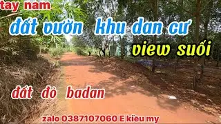 Đất  vườn khu dan cư  vieu suối   .trong cay an trai mê  .phủ hồng tc. Sổ hồng cầm tay 