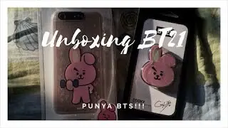 Punya BTS! UNBOXING GRIPTOK COOKY & LIGHT UP CASE BT21 [Bahasa Indonesia]
