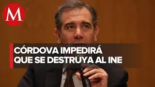 INE recurrir&aacute; a instancias legales para impedir que &lsquo;Plan B&rsquo; lo destruya: C&oacute;rdova