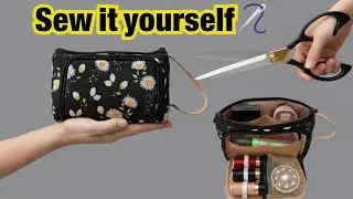 DIY Hanging Cosmetic Bag With 1 Hidden Feature You&rsquo;ll Love 🤩