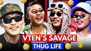 VTEN Thug Life 😈 savage Replies & Viral moments 😂