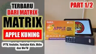 STB Matrix Apple Kuning DVB-T2 STB TV Digital Murah Fitur Melimpah  (FULL WALKTHROUGH)