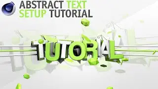 Tutorial: Abstract Text Setup | C4D by Qehzy