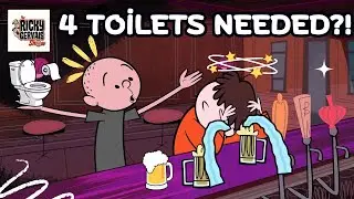 Karl Pilkington Proposes Separate Toilets for Gay & Straight Men | The Ricky Gervais Show (XFM)