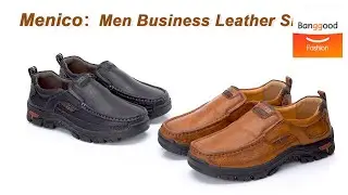 Menico Men Casual Business Leather Shoes - Banggood Fashion
