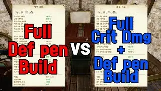 Full Def pen vs Full Crit dmg + Def pen with 2handed