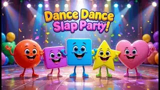 “Dance Dance Shapes Party! 🟥🟨 Funny Dancing Shapes for Kids | 3D Animation & Music Beats”