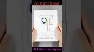 TUMAKOU Portable Electric Nail Drill Machine - Professional 30000RPM Nail E File Set Kit #shorts