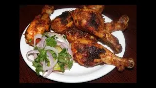 Жареные кусочки куриной ножки. Сочные куриные голени, жареные от TFH.