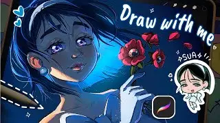 draw with me ♡ Sua Alien Stage ♡ ┊ Full digital art process ┊ iPad art ┊Procreate