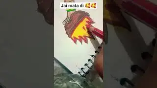 mata rani drawing 😍 #dakshesh #family #shorts #fun