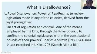 Disallowing Legislation: Colonial Rule of Law and Continuities of Illiberal Power