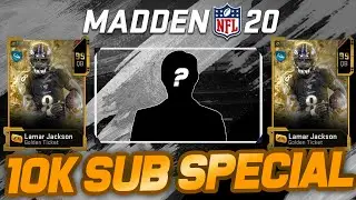 10k Subscriber Special | Ravens 98 OVR Theme Team - MUT 20